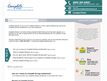 Tablet Screenshot of completesave.co.uk